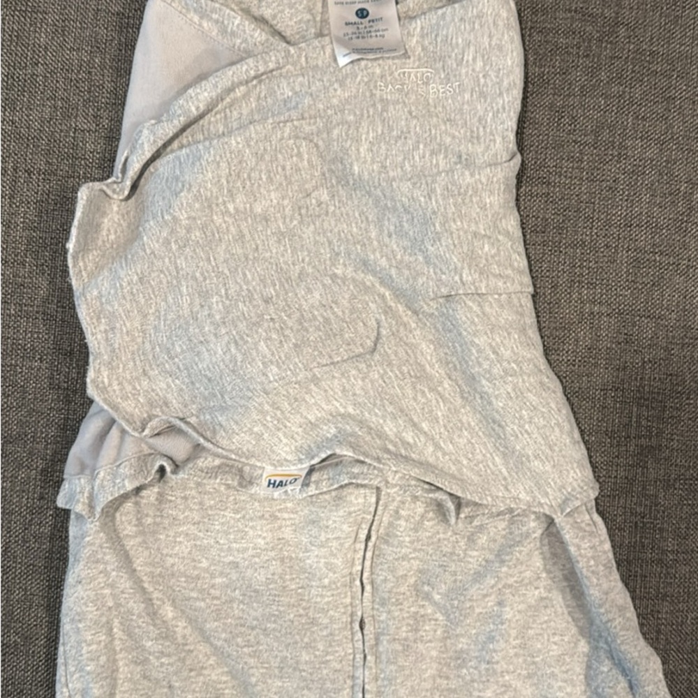 Halo Soft Gray SleepSack Swaddle